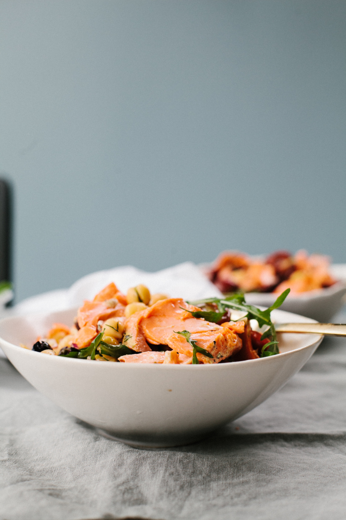 Salmon and Chickpea Salad // Not Without Salt