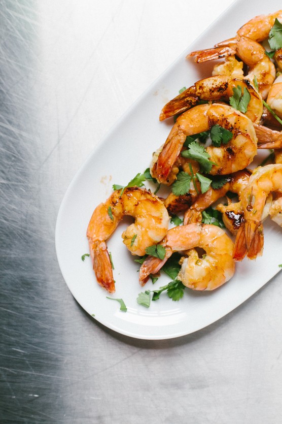 Chile Lime Shrimp with Roasted Poblano Cream // Not Without Salt
