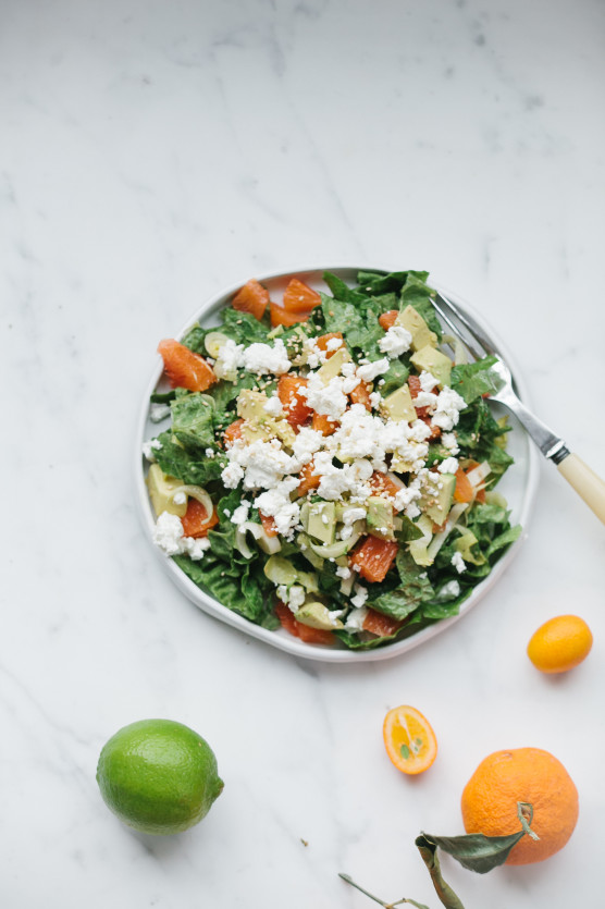 Salad of Cara Cara oranges, avocado, feta // Not Without Salt