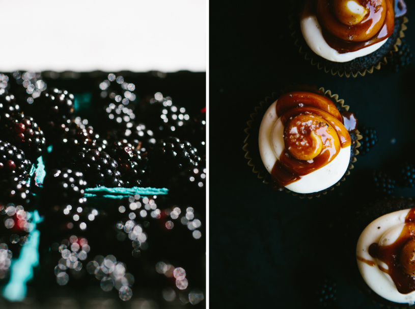 Chocolate Blackberry Cupcake // Notwithoutsalt.com