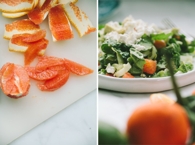 Salad of Cara Cara oranges, avocado, feta // Not Without Salt